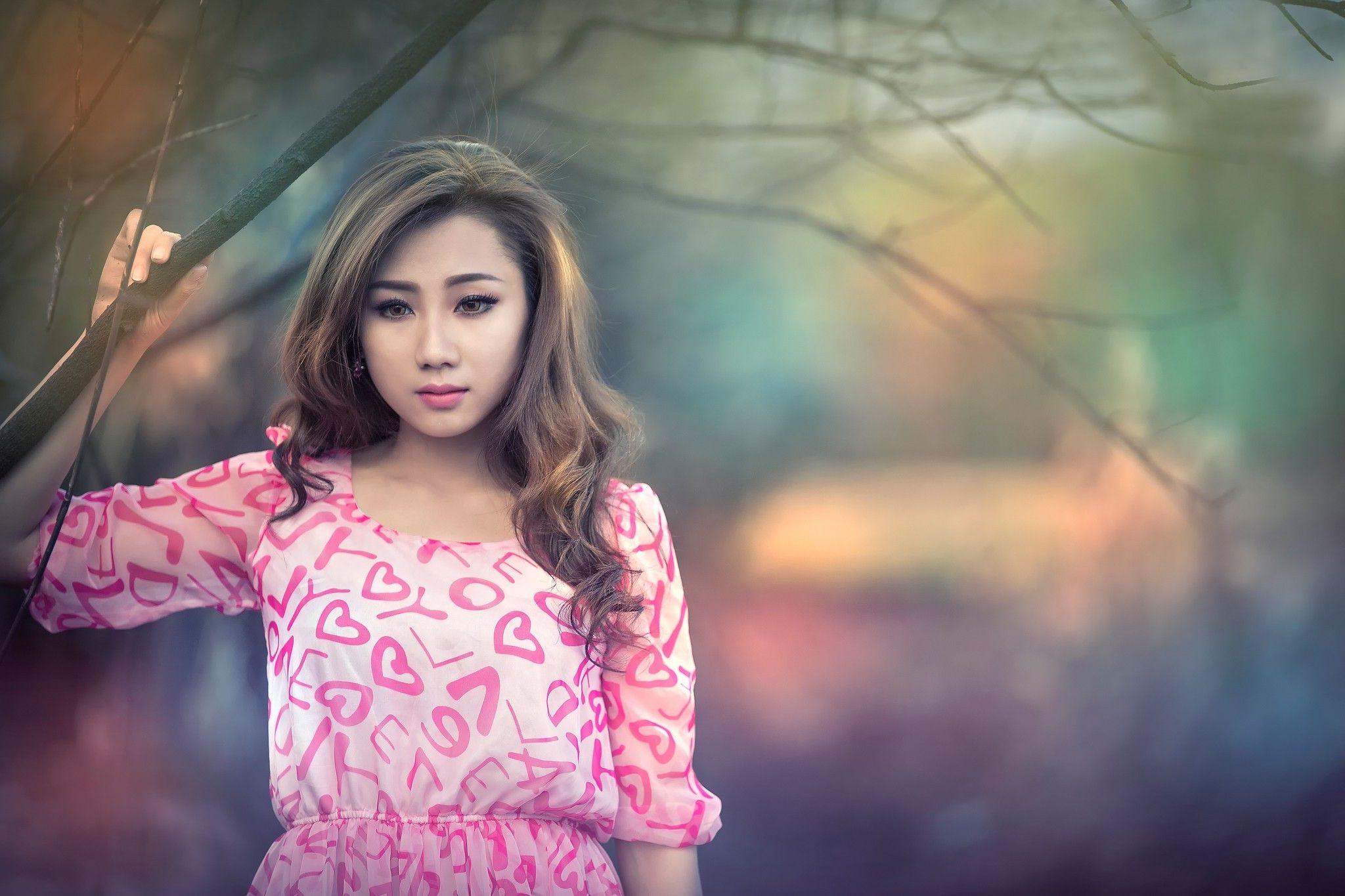 2048x1365 Asian Woman Wallpaper For iPhone Ib · Artistic Desktop HD