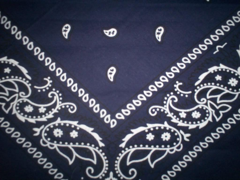 1024x768 Blue Bandana Wallpaper