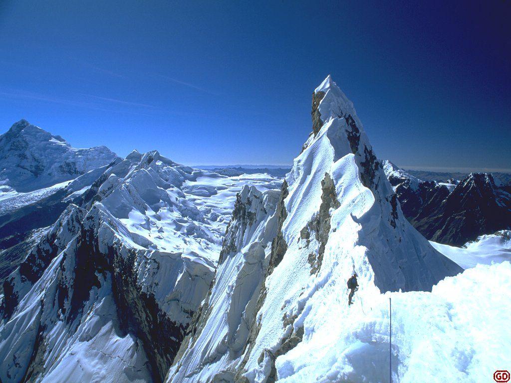 1024x768 Download mountain climbing wallpaper
