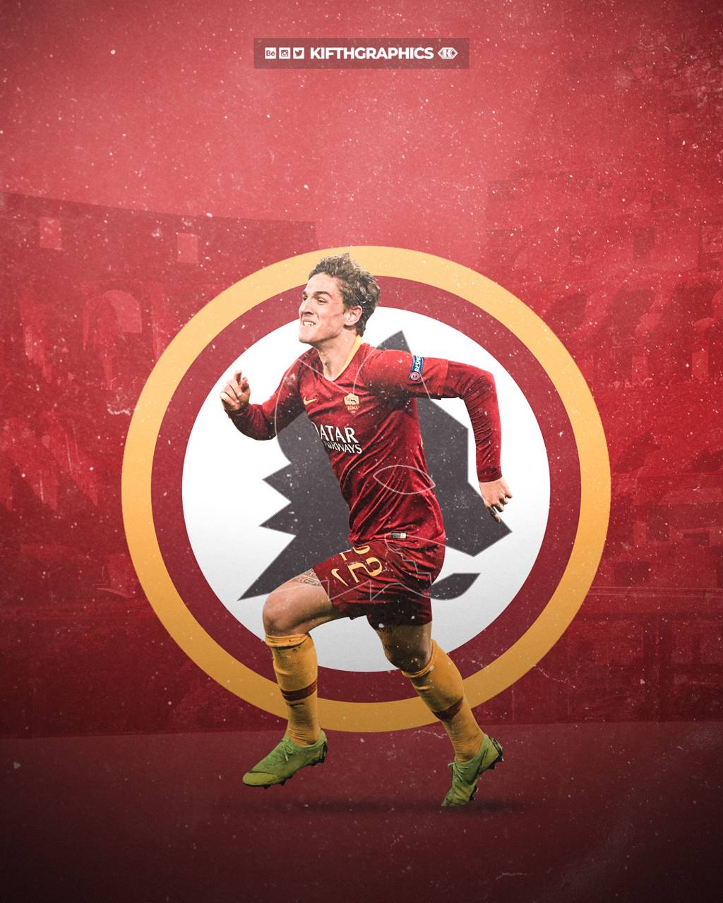 1024x1280 Nicolò Zaniolo HD iPhone Wallpaper