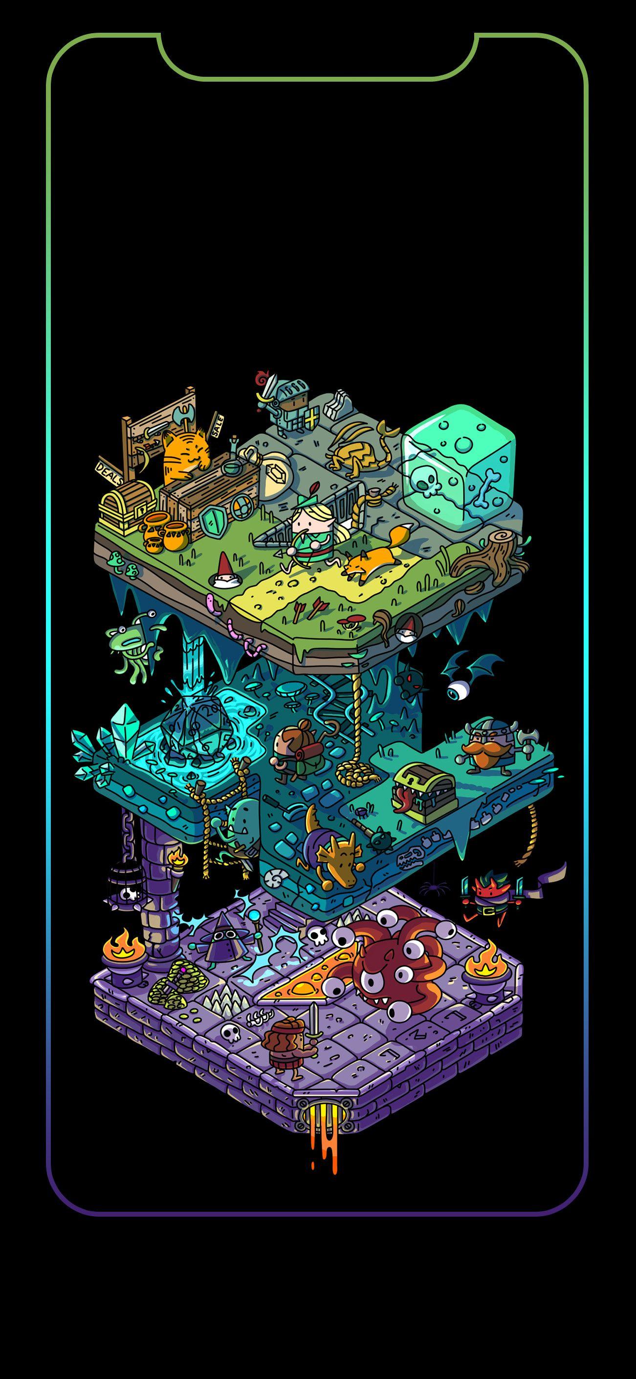 1301x2820 Critical Role Wallpaper