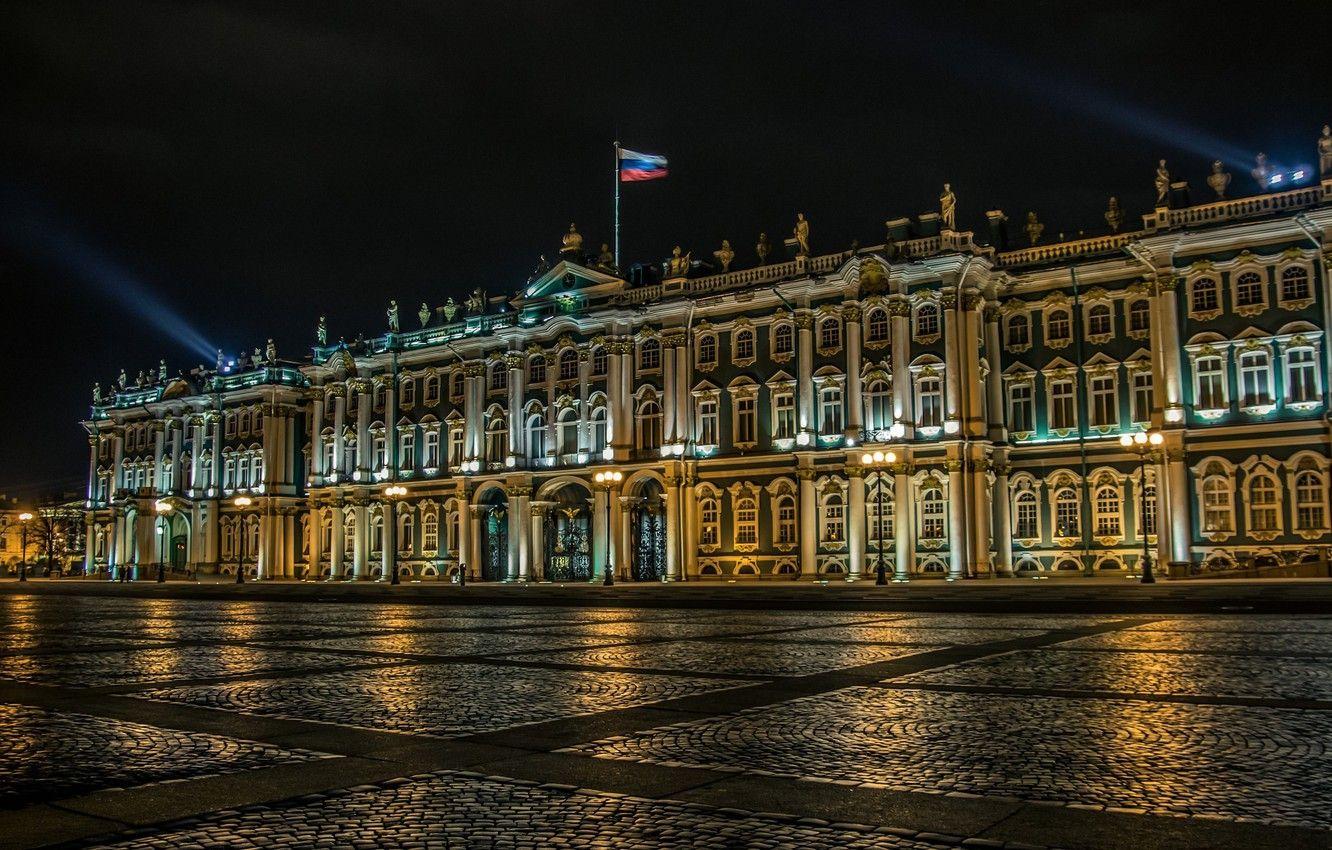 1332x850 Wallpaper Russia, Peter, the winter Palace, Saint Petersburg, the Hermitage, Palace square image for desktop, section город