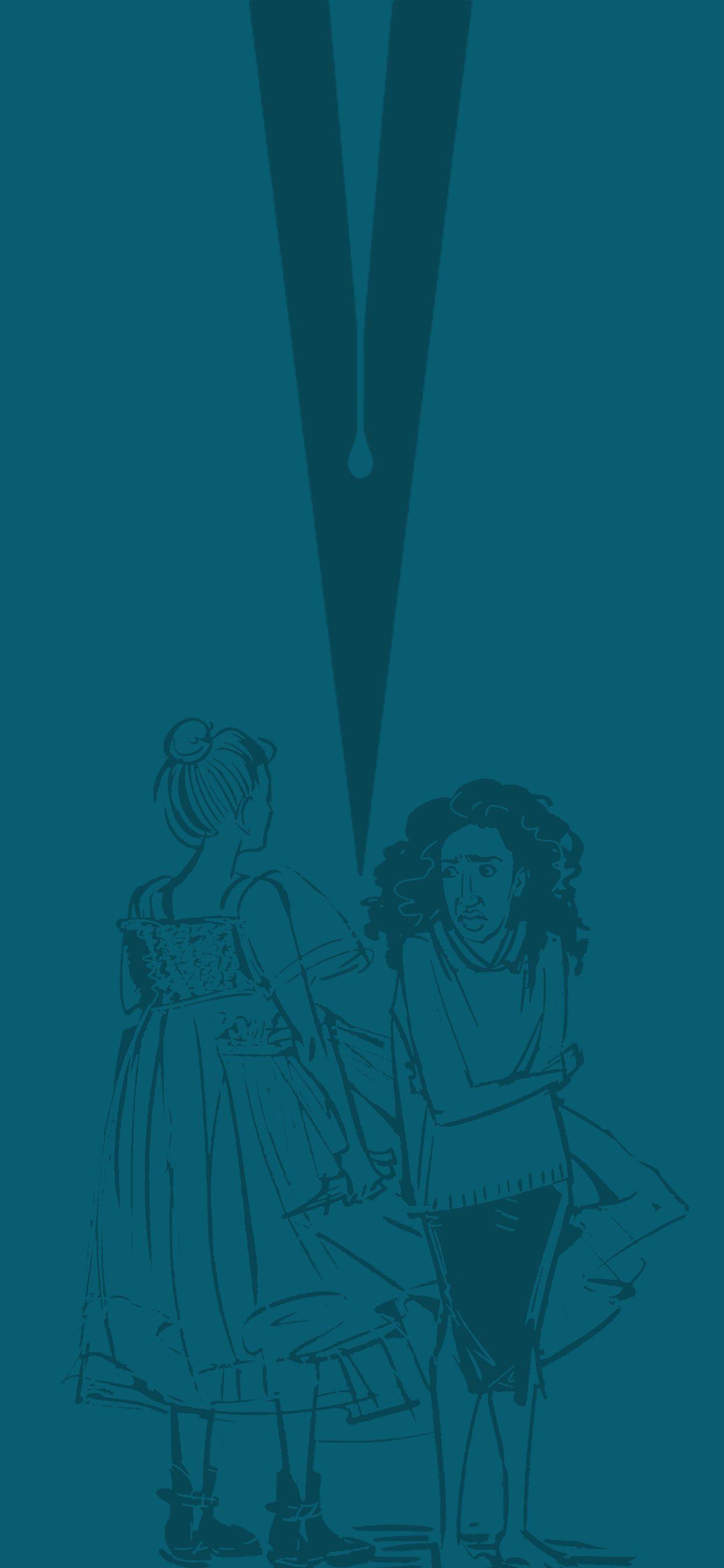 1242x2688 Villanelle and Eve Wallpaper