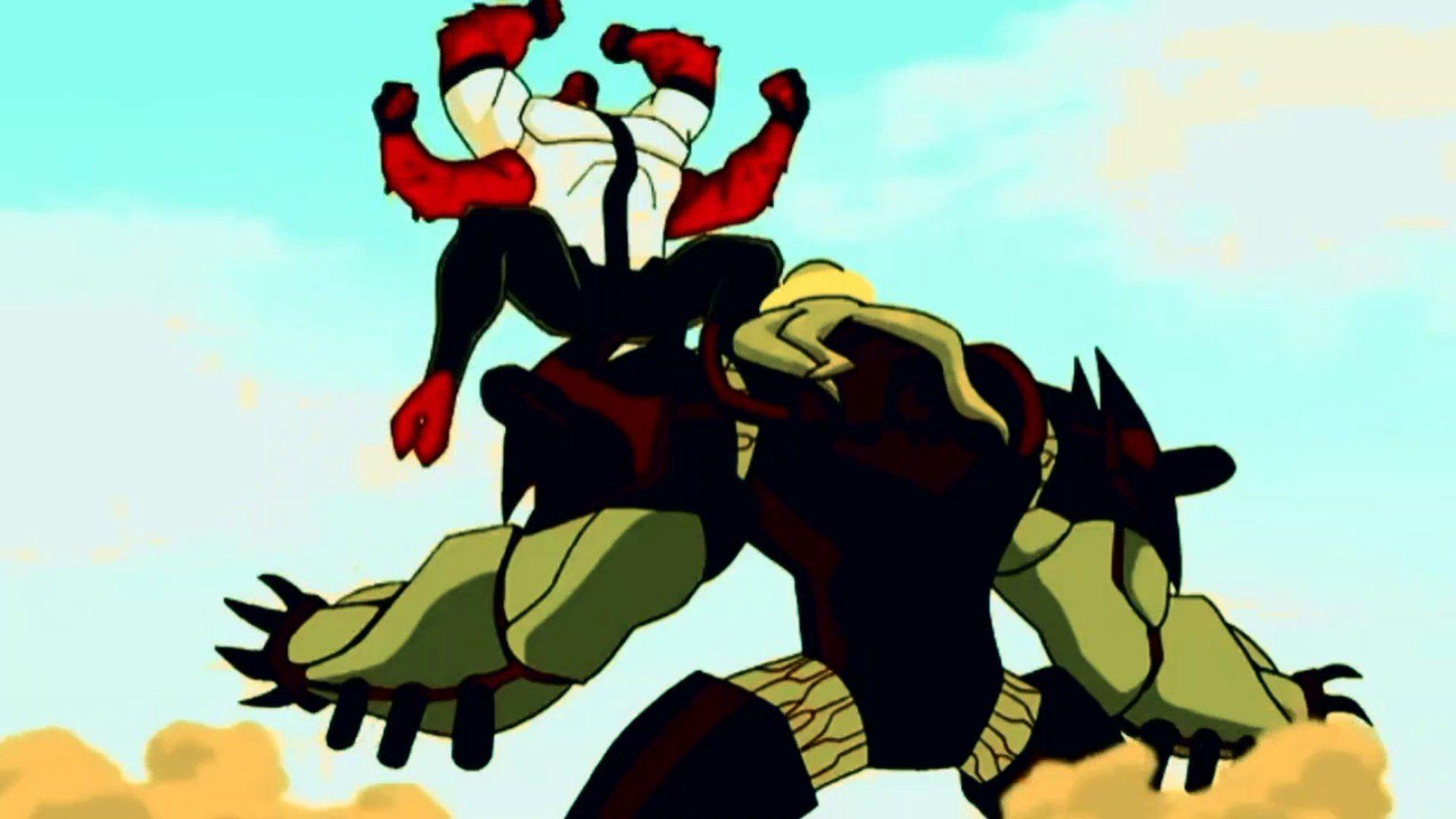 1920x1080 Ben10 ( Four arms vs vilgax ) ultimate fight