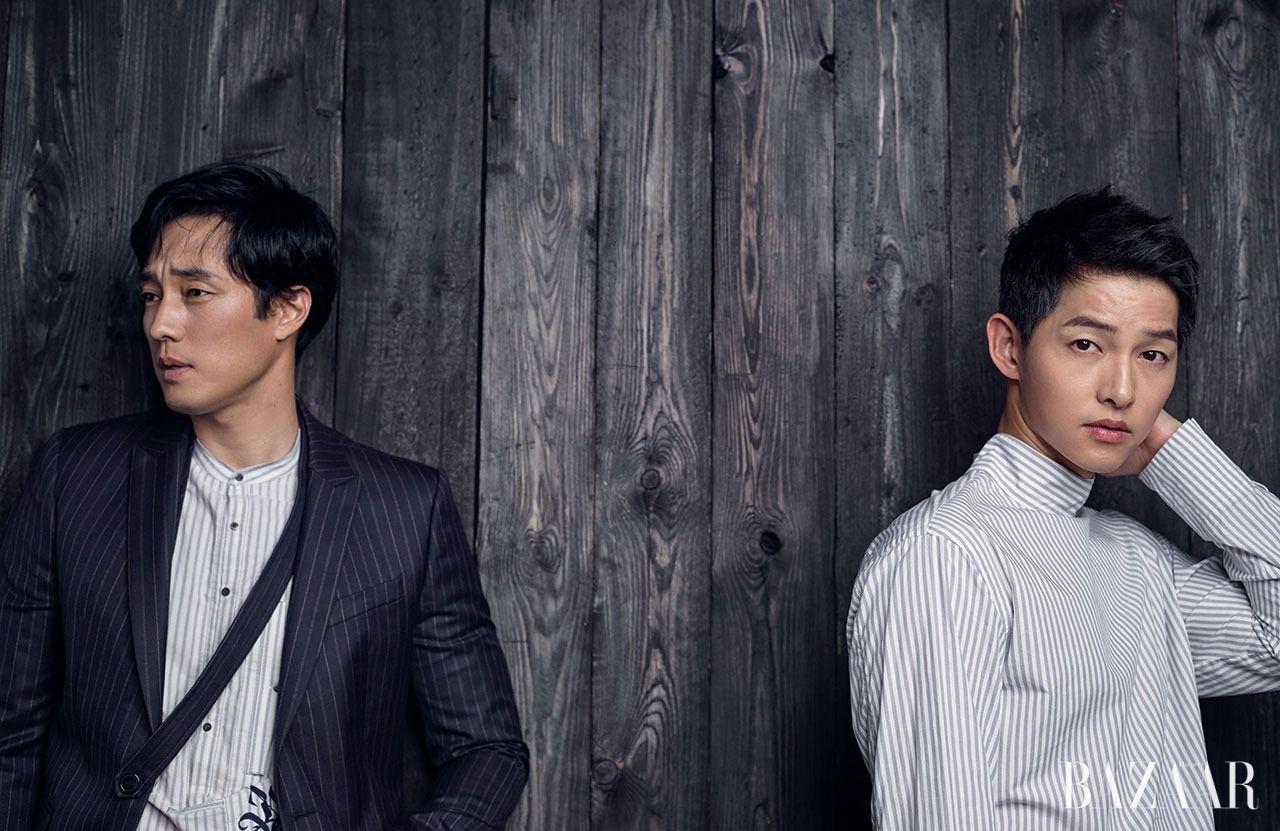 1280x831 Song Joong Ki So Ji Sub Harper's Bazaar. 韓国 俳優, ソジソブ, 俳優