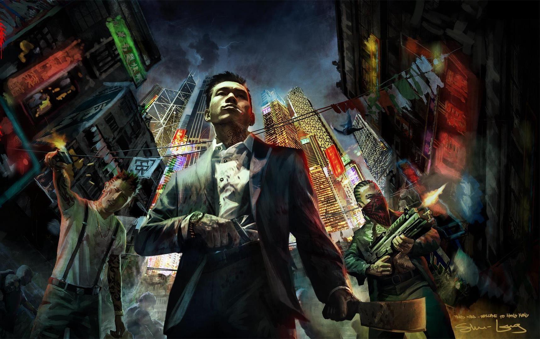 1717x1080 Chinese gangsters. Art, War art, Triad