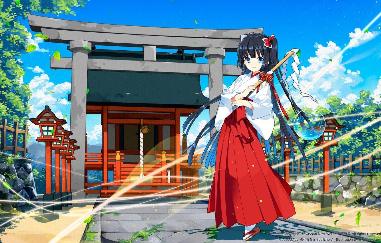 1332x850 Wallpaper anime, software, mascot, sine nomine you shizuku