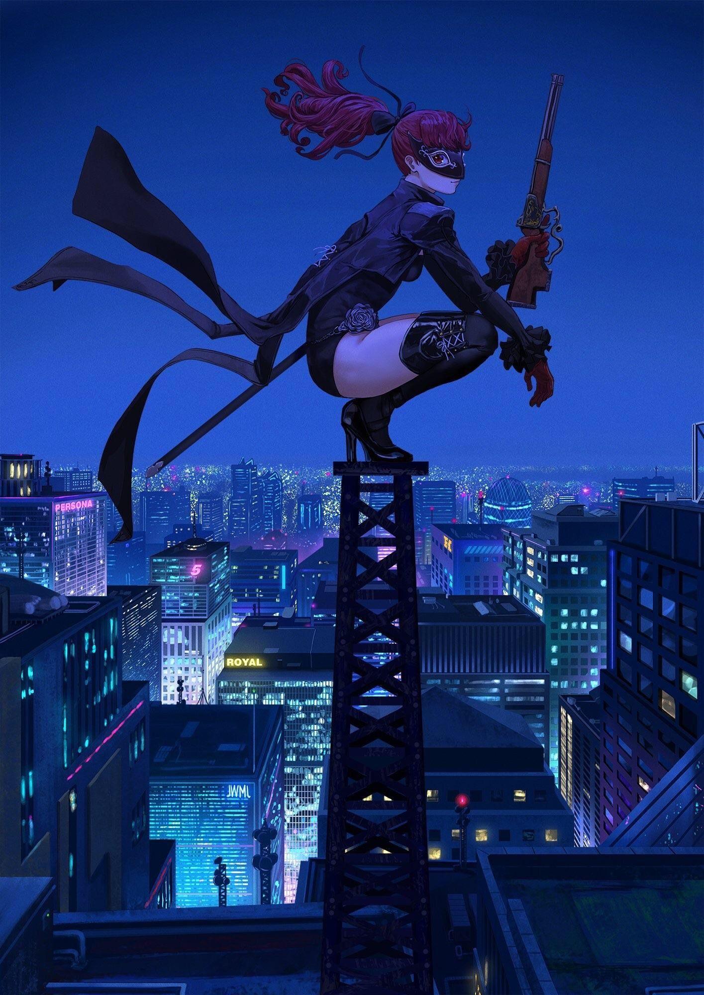 1415x2000 Kasumi Yoshizawa. Persona Persona 5 joker, Persona