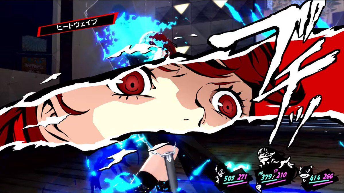 1200x675 Persona Central Yoshizawa's Critical Attack And All Out Attack Artwork. #P5R