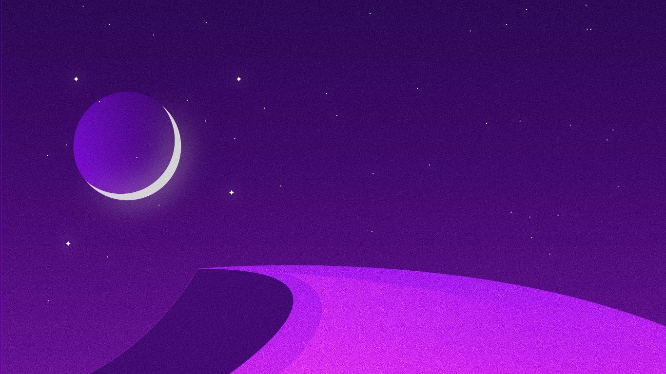 8K Purple Wallpaper