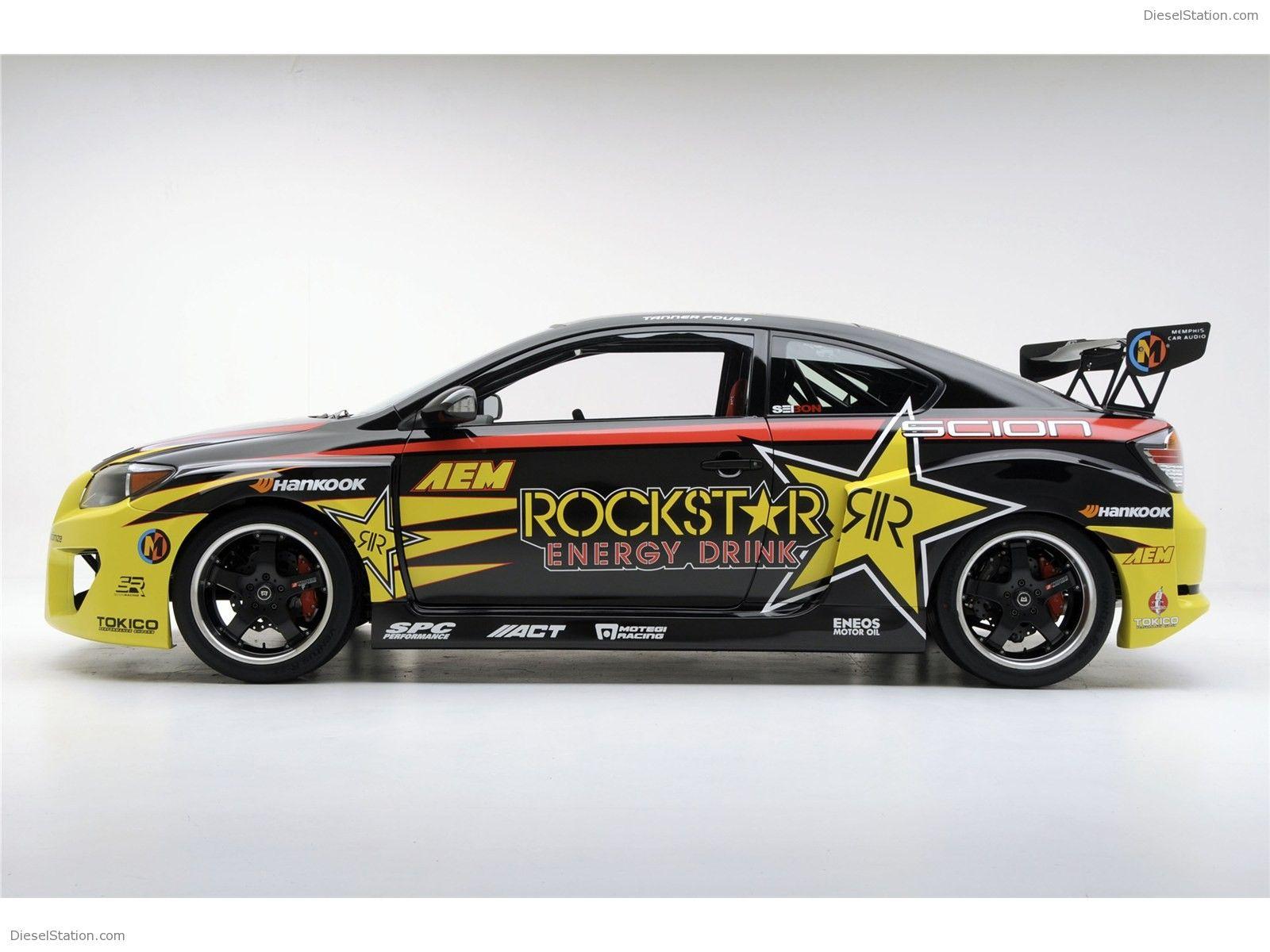 1600x1200 Scion Rockstar Energy Drink AEM Scion tC 2009 Exotic Car Wallpaper
