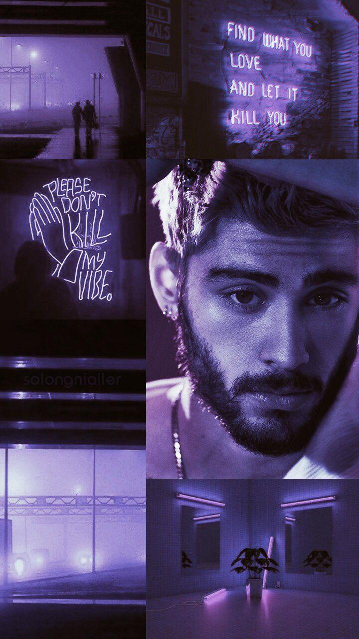 720x1280 Purple zayn lockscreen uploaded