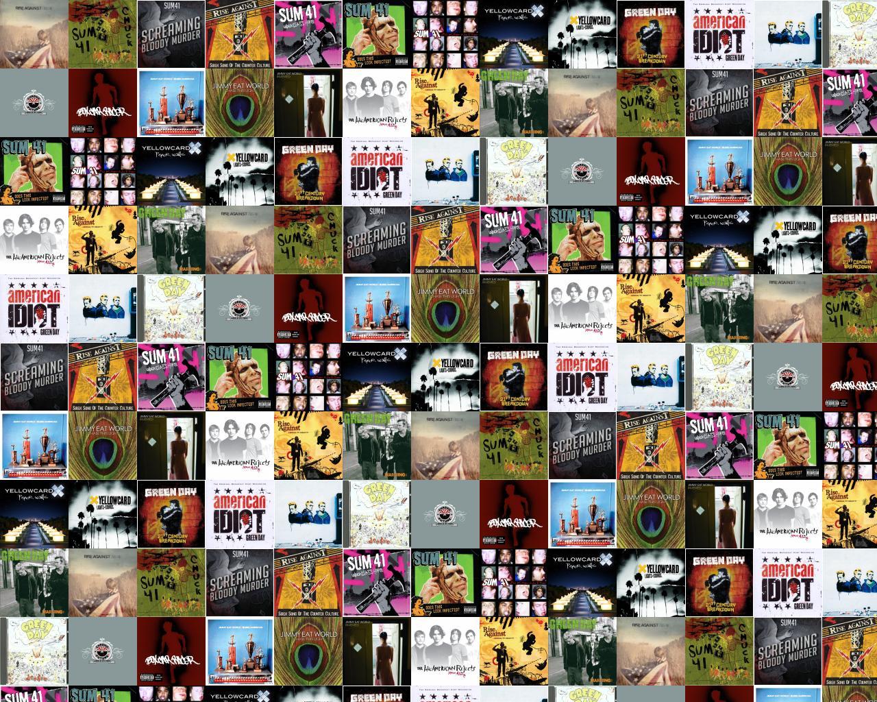 1280x1024 Rise Against Endgame Sum 41 Chuck Screaming Bloody Wallpaper