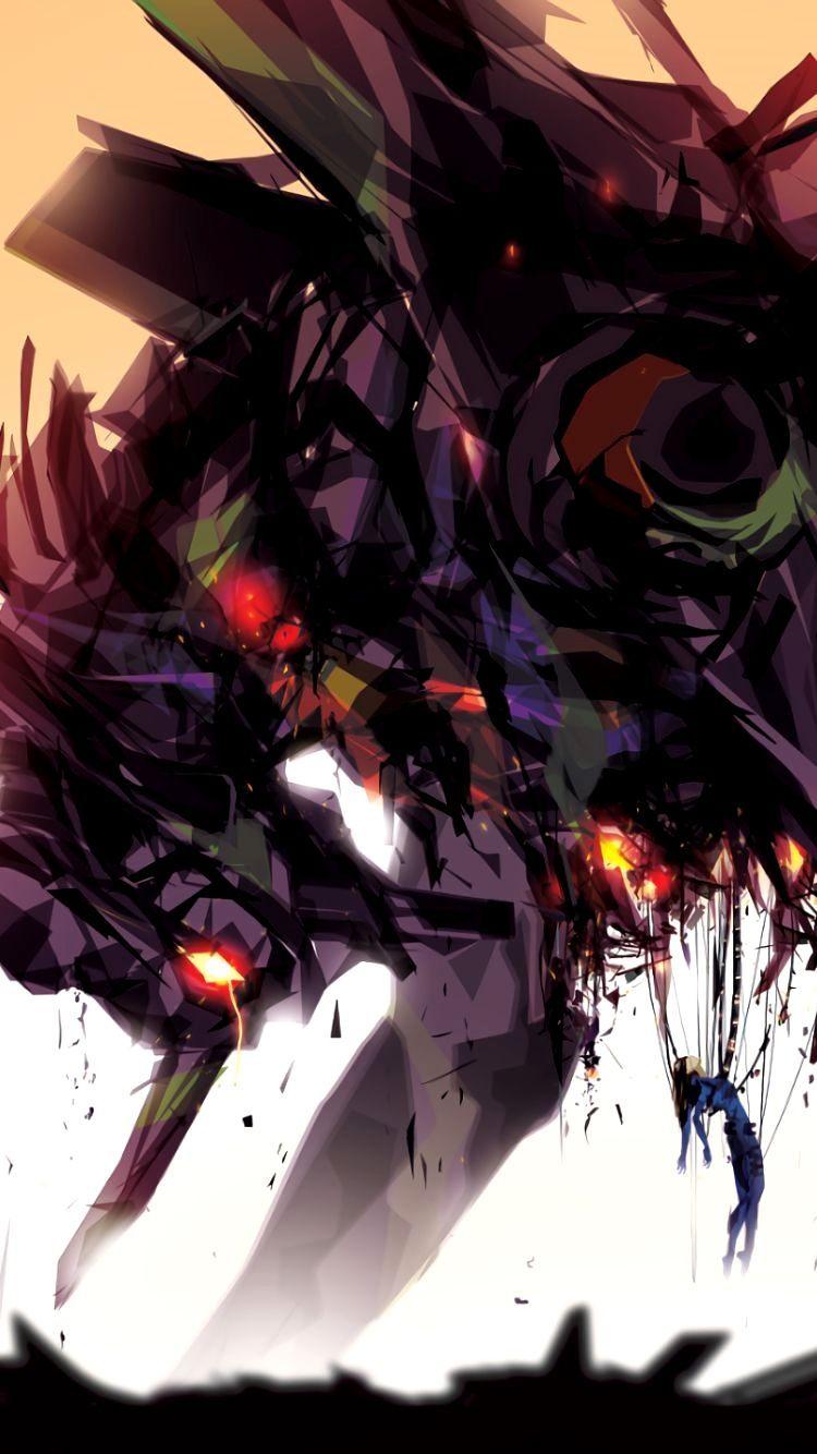 750x1334 Evangelion Wallpaper 4K Thủ thuật iPhone.  Evangelion hình nền, Fondo