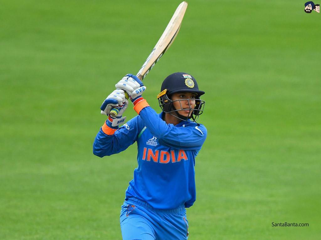 1024x768 Smriti Mandhana Wallpaper
