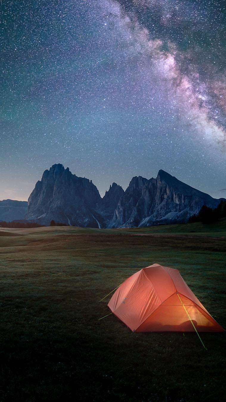 759x1350 Wallpaper Camping