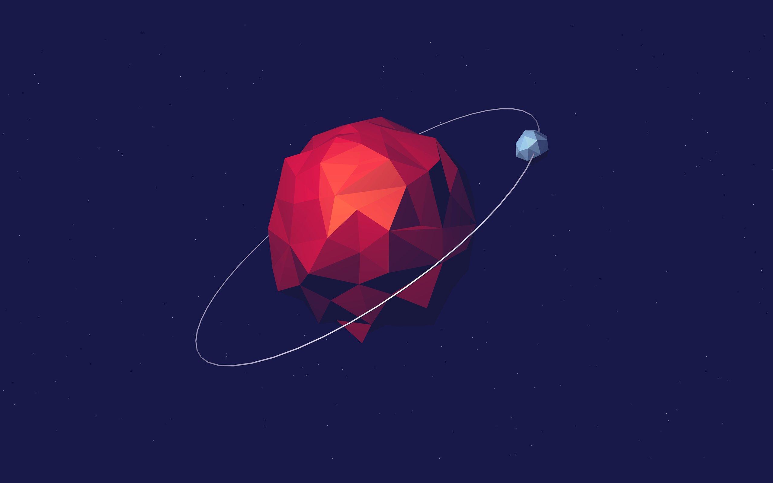 2560x1600 polygon orbit minimalistic HD wallpaper 2560x1600 6248 Wallpaper