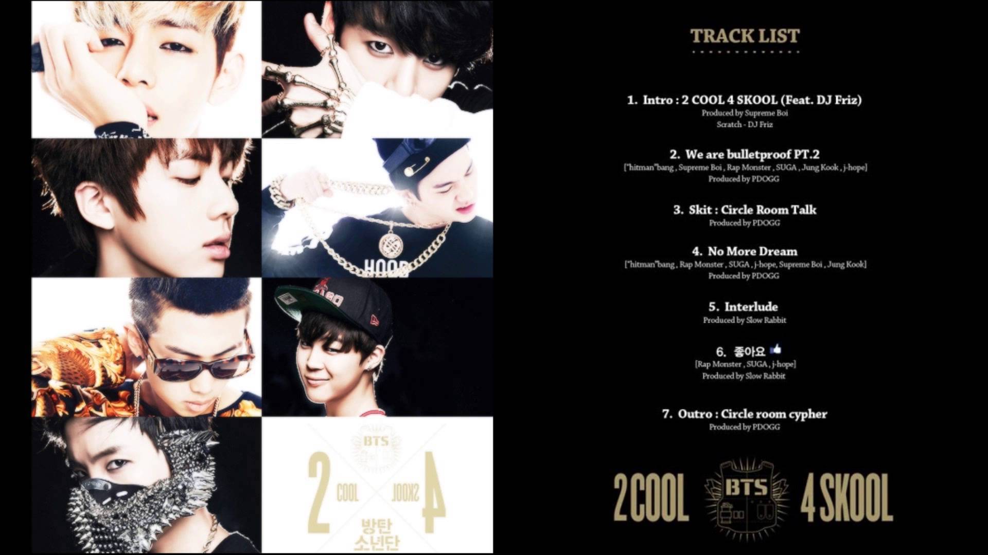 1920x1080 BTS No More Dream Wallpaper