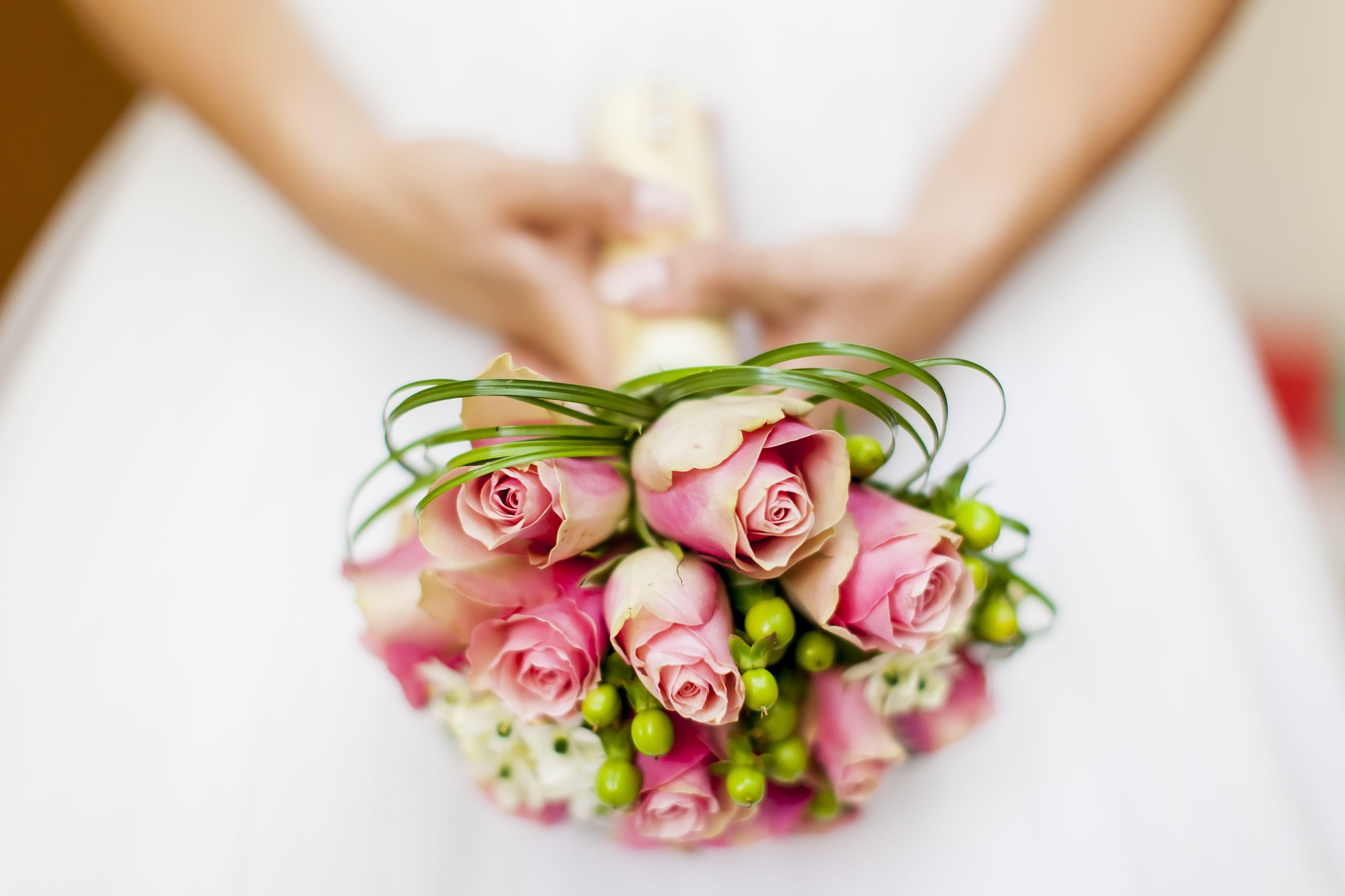 5000x3333 Wallpaper Wedding Flowers, Wedding Bouquet, Bride, HD, 4K, Flowers