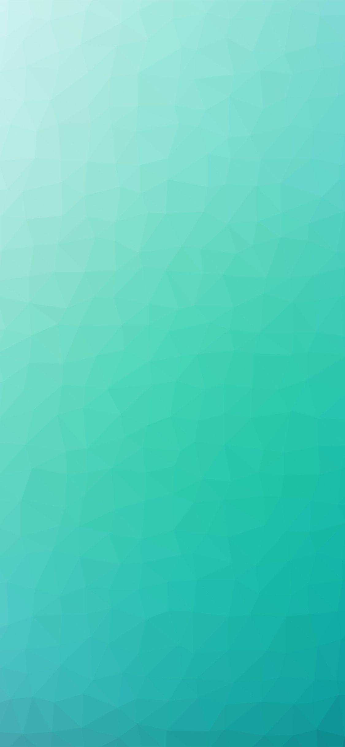 1125x2436 Polygon Art Green Abstract Pattern Wallpaper