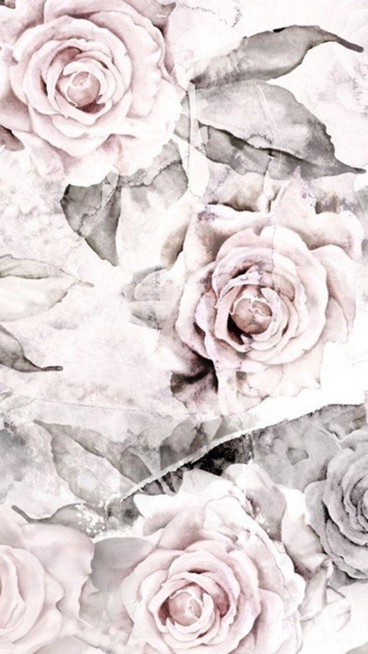 736x1308 Vintage Rose iPhone Wallpaper