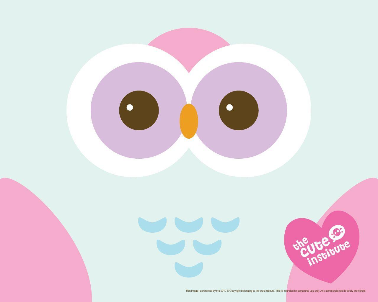 1280x1024 Cute Owls Wallpaper