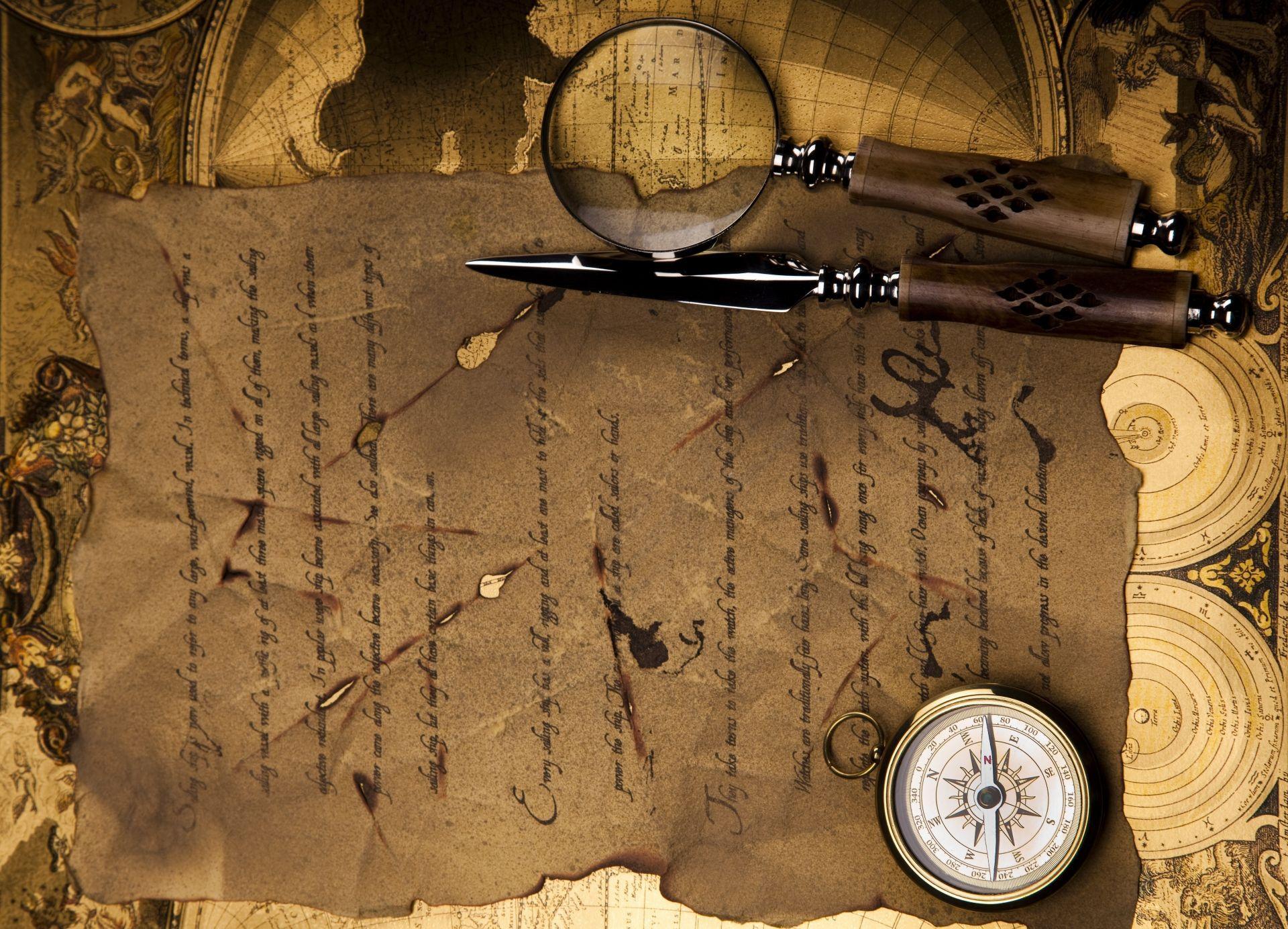 1920x1384 Letter magnifier compass stiletto Map