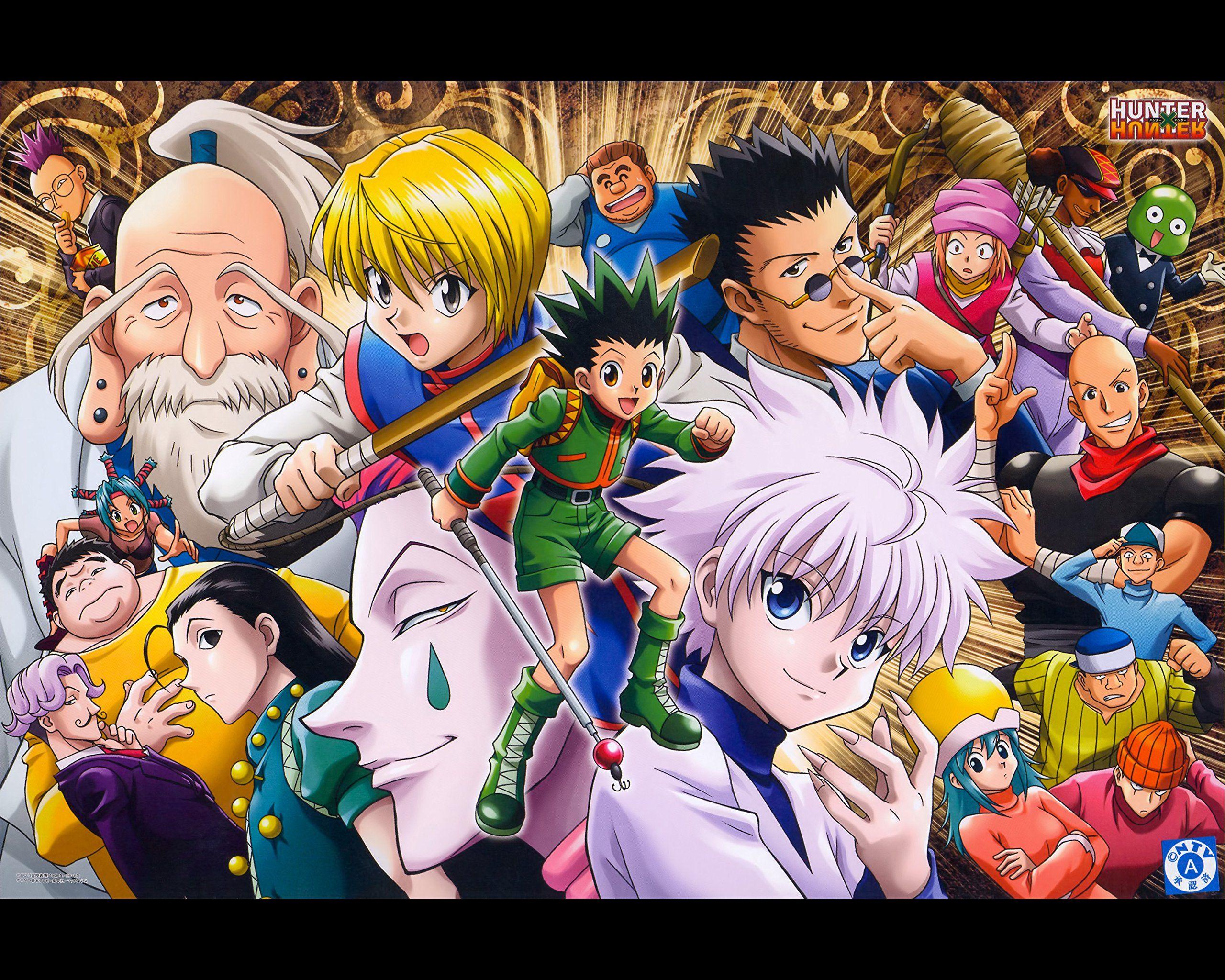 2560x2048 Hunter X Hunter Poster Anime Neferpitou Gon Killua Fight Art Print