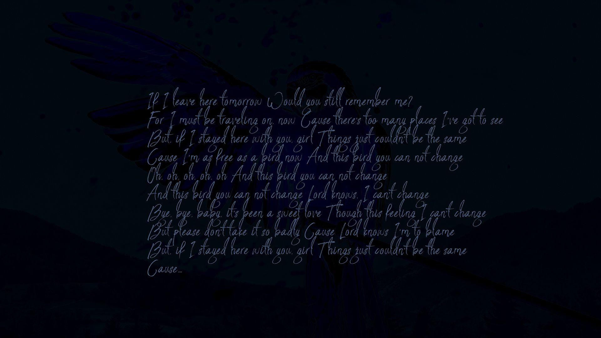 1920x1080 Freebird Lynyrd Skynyrd Lyrics Chromebook Wallpaper