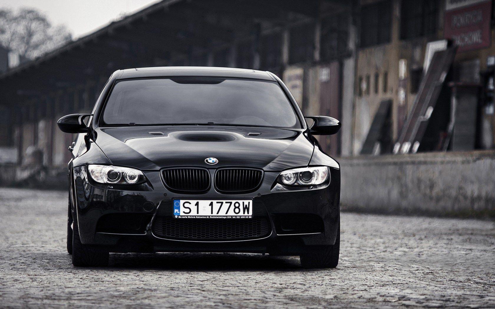 1680x1050 BMW E92 M3 Black Car Front