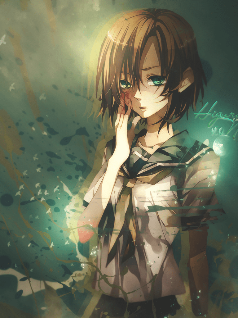 768x1024 Anime When They Cry (768x1024) Wallpaper