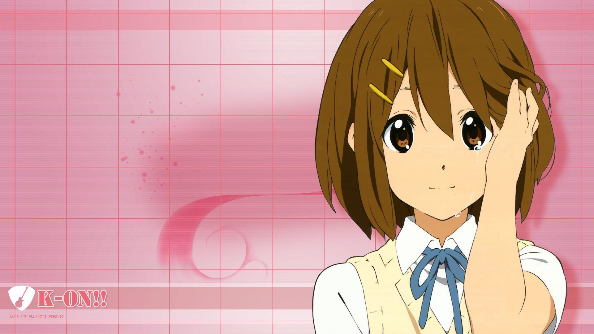1920x1080 Crying Hirasawa Yui K On! Tears. Konachan.