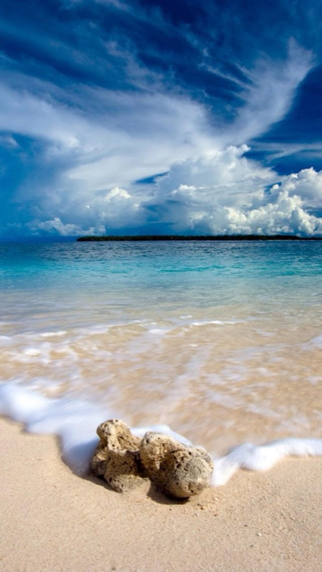 1080x1920 Free download Summer Beach Sea Shore Android Wallpaper download