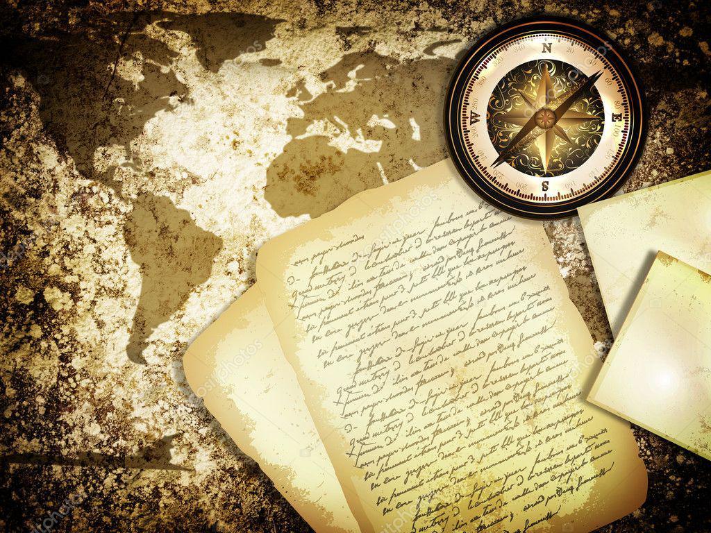1024x768 Full background. free wallpaper, Vintage nautical map