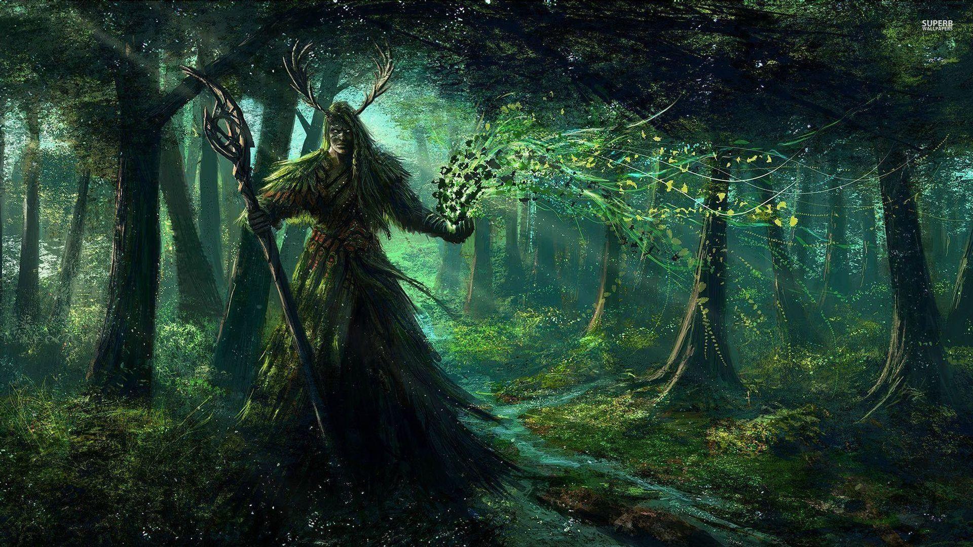1920x1080 Celtic Forest Wallpaper