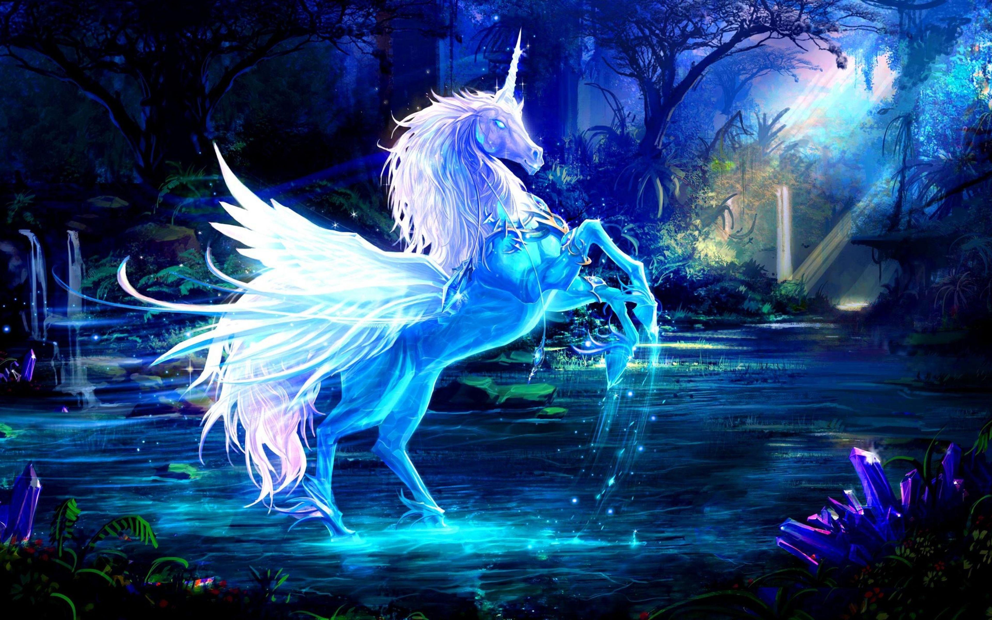 Hình nền 3840x2400 Epic Unicorn.  Hình ảnh kỳ lân, Kỳ lân tưởng tượng, Bức tranh kỳ lân