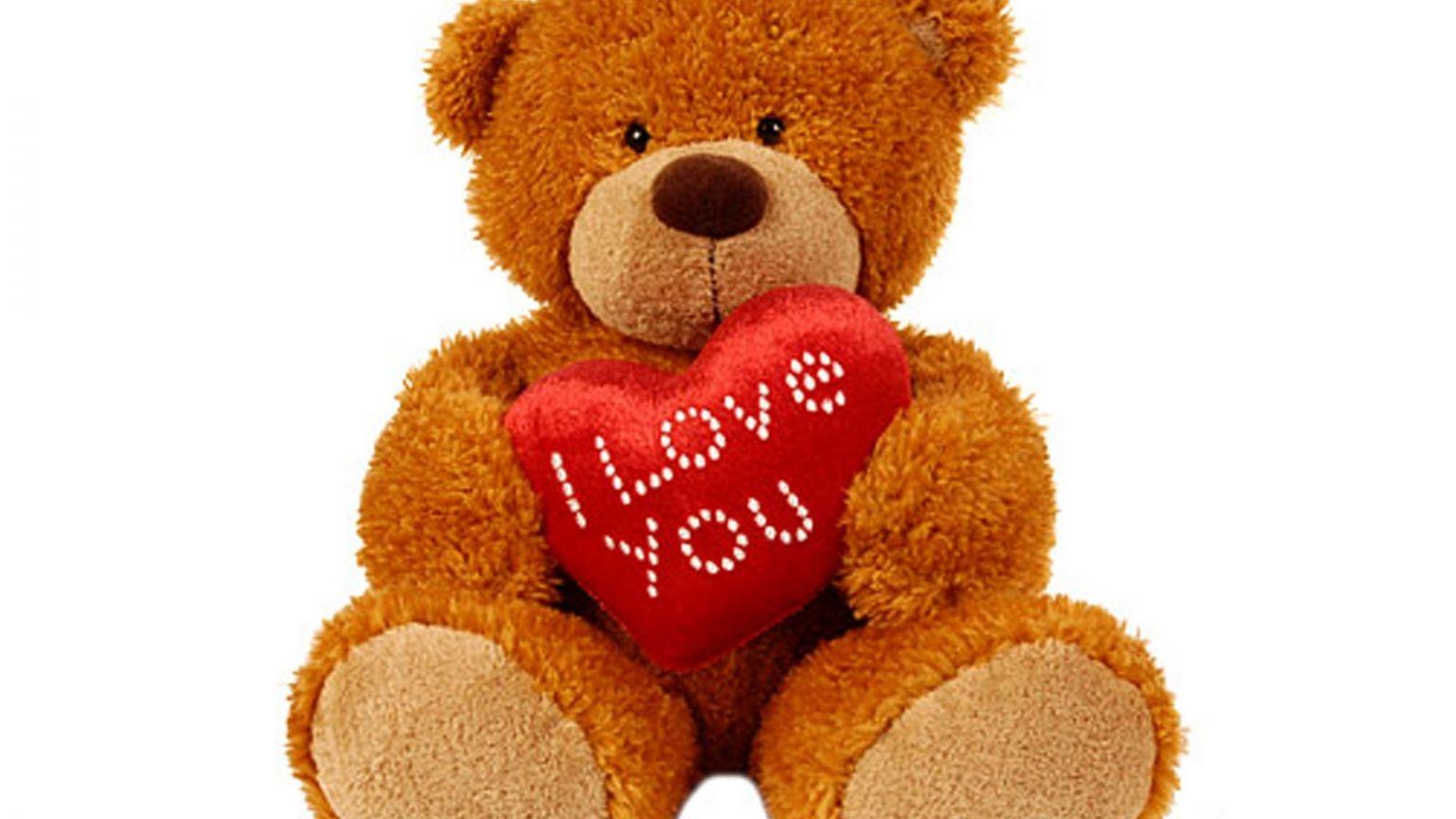 1536x864 Free download and Colorful Love Teddy Bear Wallpaper Wallpaper