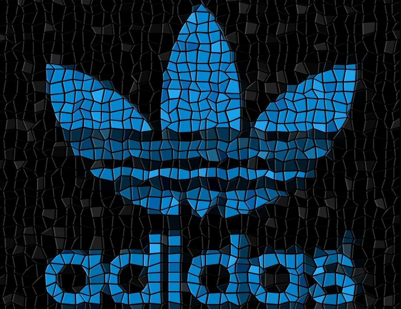 1280x988 Biểu trưng Adidas màu xanh lam