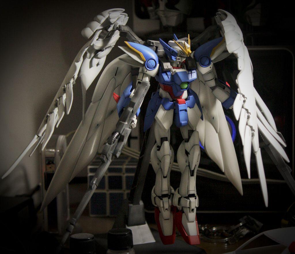 1024x885 MG 1 100 Wing Gundam Zero Custom: Modeled By Stephanus Harjanto