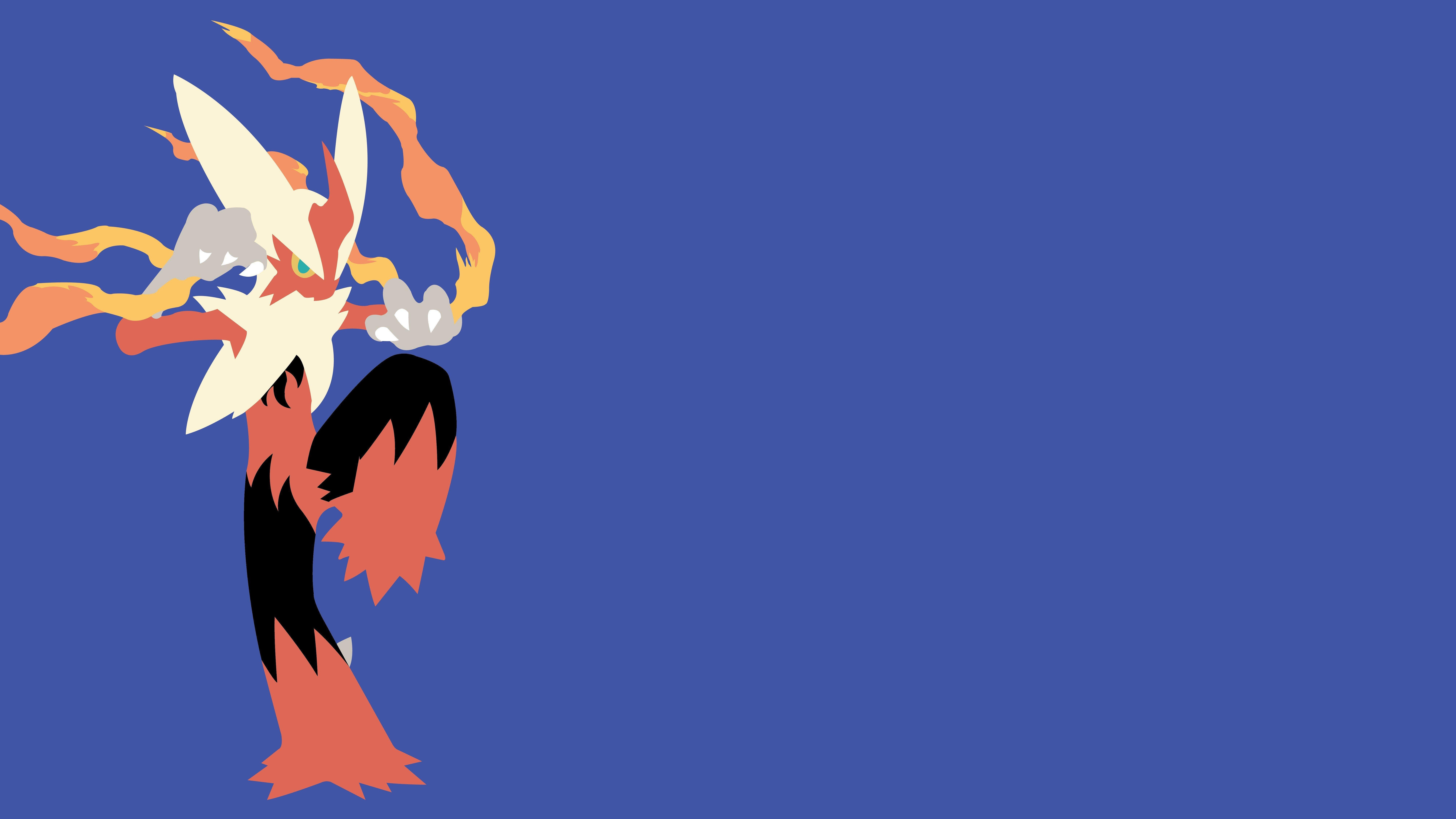 mega lucario vs mega blaziken wallpaper