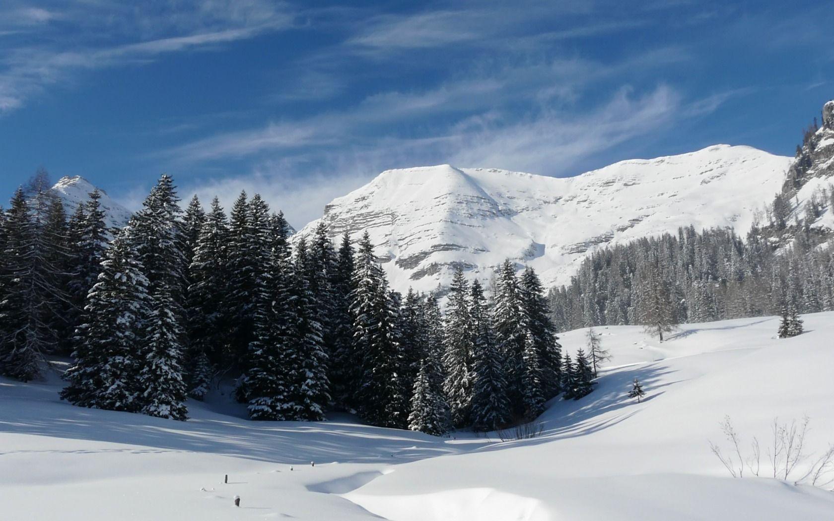 1680x1050 Winter Landscape Wallpaper Winter Nature Wallpaper in jpg format for free download