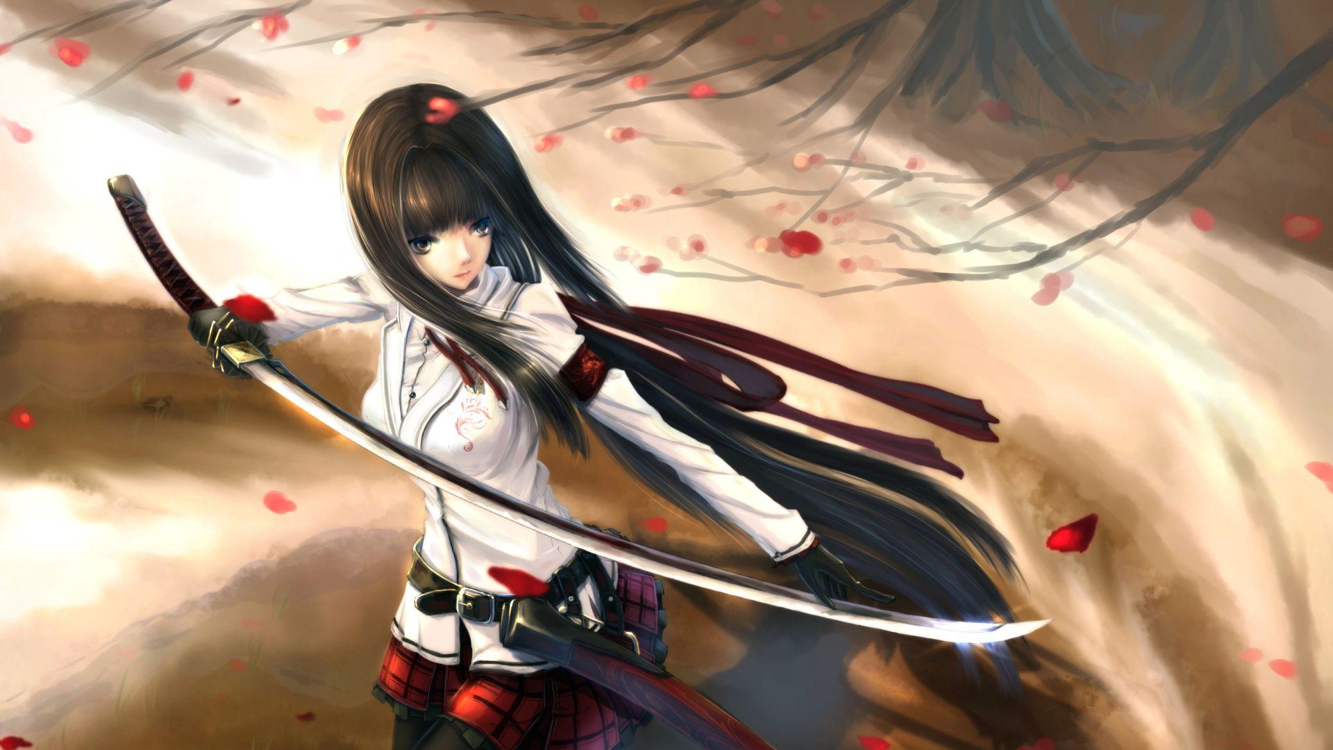 Anime Girl Sword Wallpapers   Top Free Anime Girl Sword Backgrounds