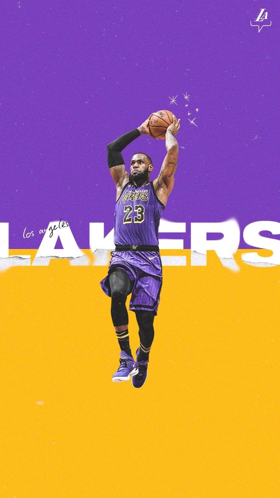 Here's another mobile wallpaper I made for everyone! Let's keep  representing the Lakers Nation!! 💜💛💜💛💜💛 : r/lakers