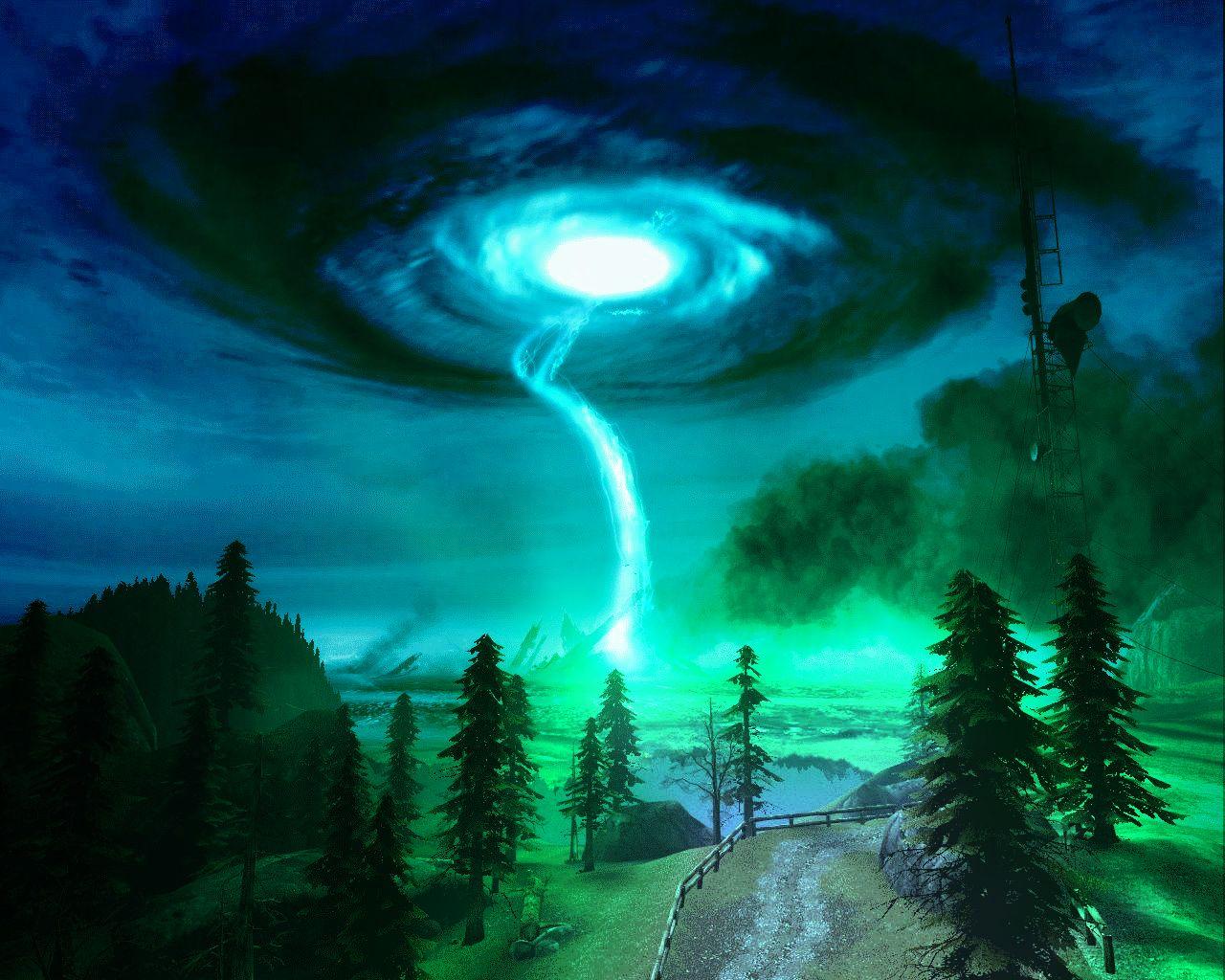 1280x1024 HL2 Green Mist Wallpaper and Background Imagex1024