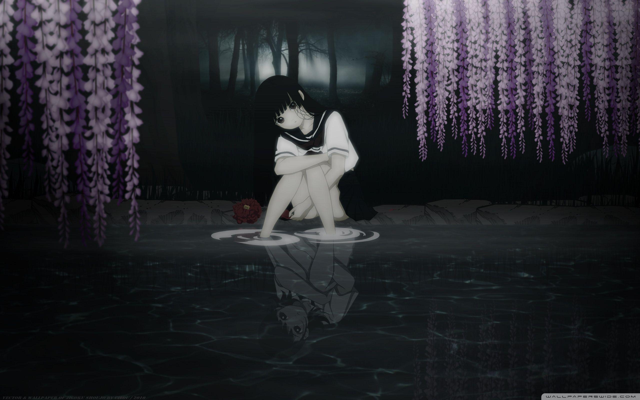 2560x1600 Download Jigoku Shoujo Art UltraHD Wallpaper