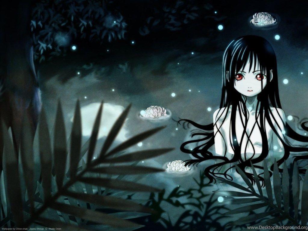 1024x768 Muryou Anime Wallpaper > Jigoku Shoujo (Hell Girl) Desktop Background