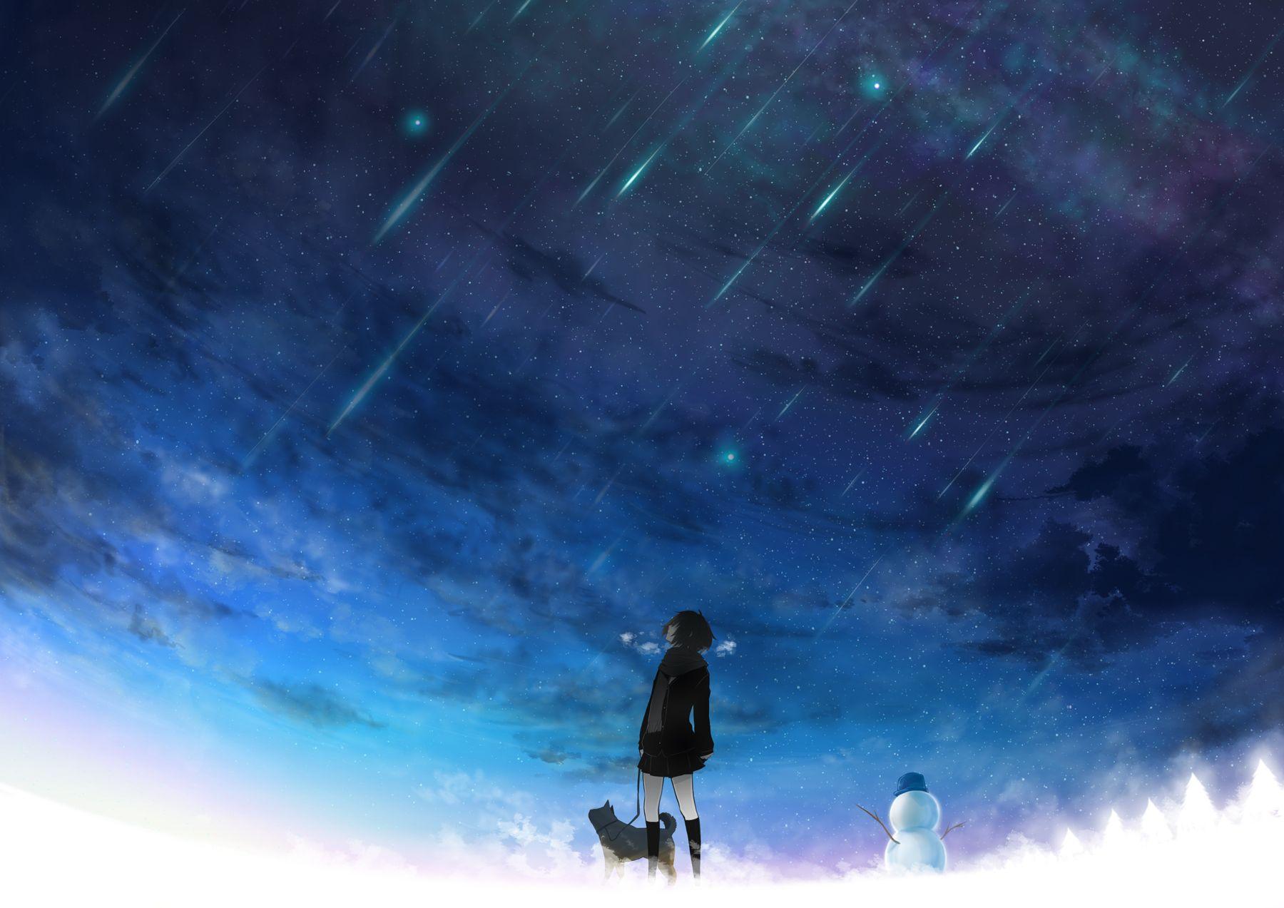 1800x1273 Anime Night Sky 1800x1273 (1800×1273)