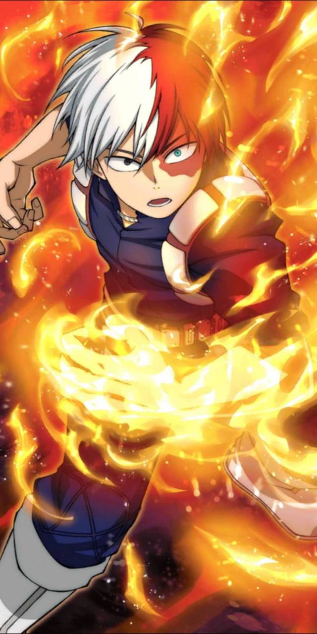 640x1280 Shoto Todoroki wallpaper