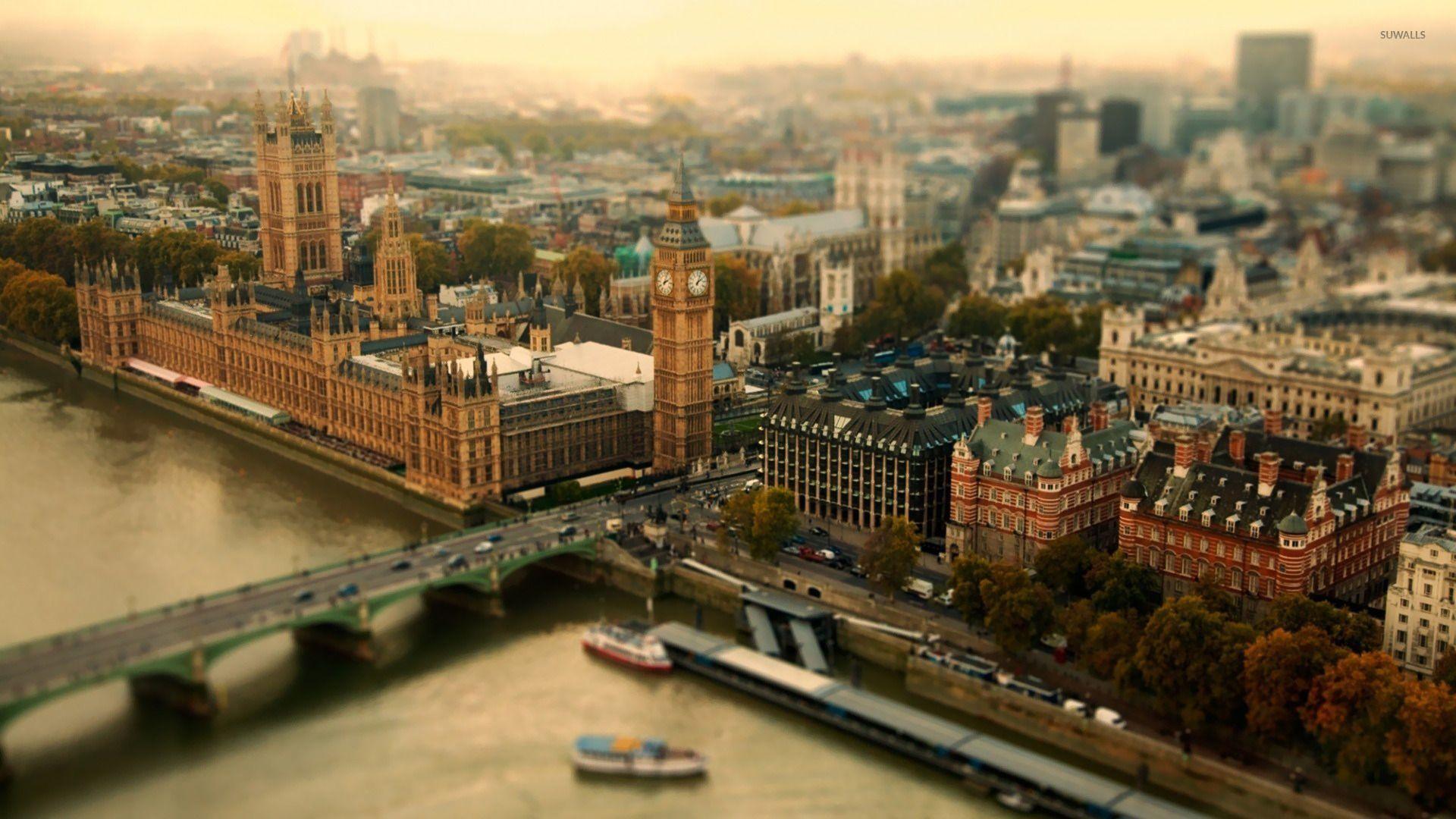 1920x1080 London Tilt Shift Photography Wallpaper Wallpaper
