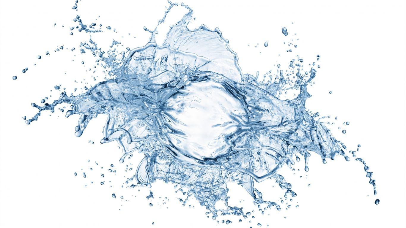 1366x768 Download Wallpaper 1366x768 Water, Splash, Abstract, White